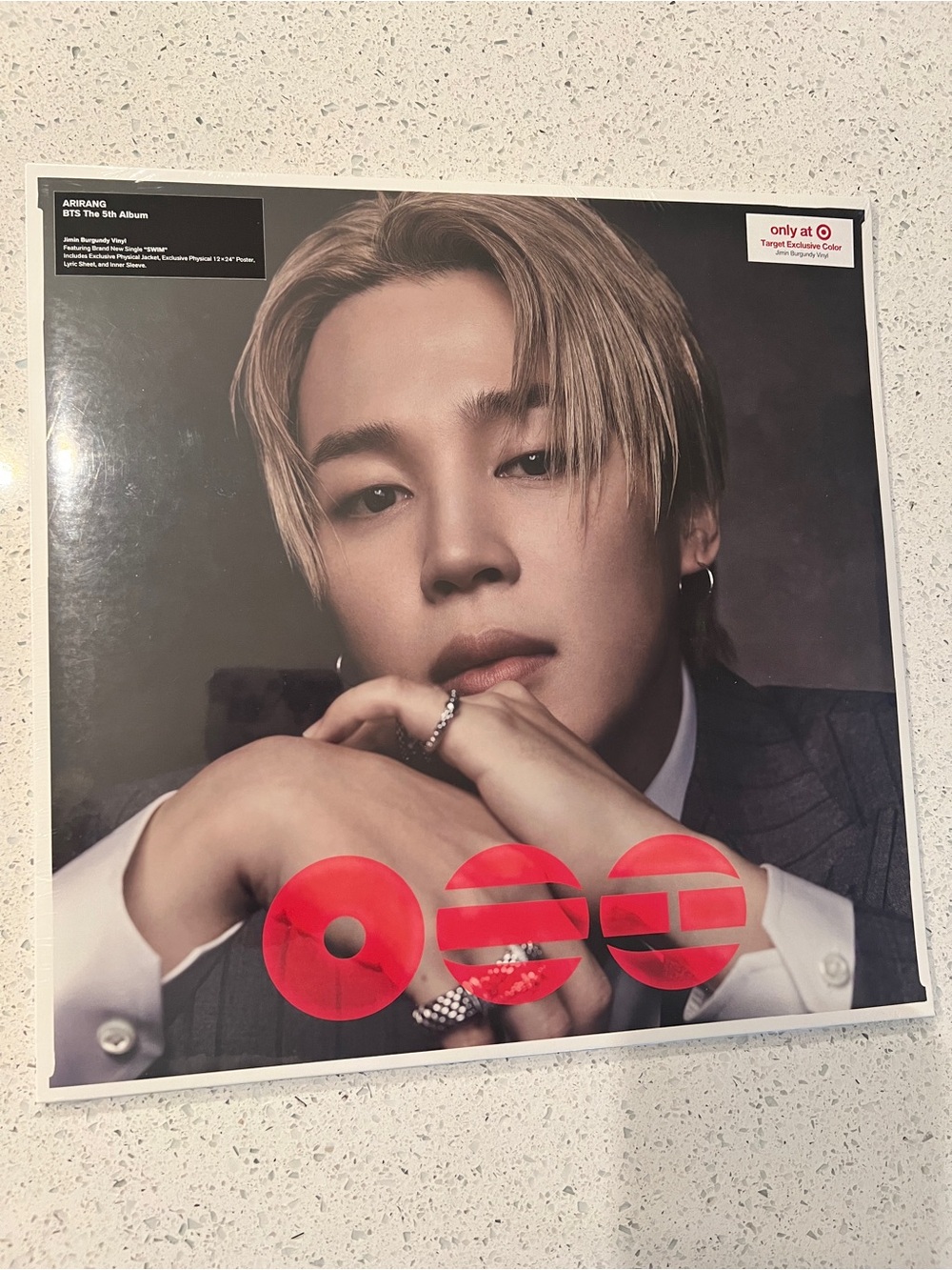 BTS Jimin ARIRANG VINYL - Blonde, Black, Red
